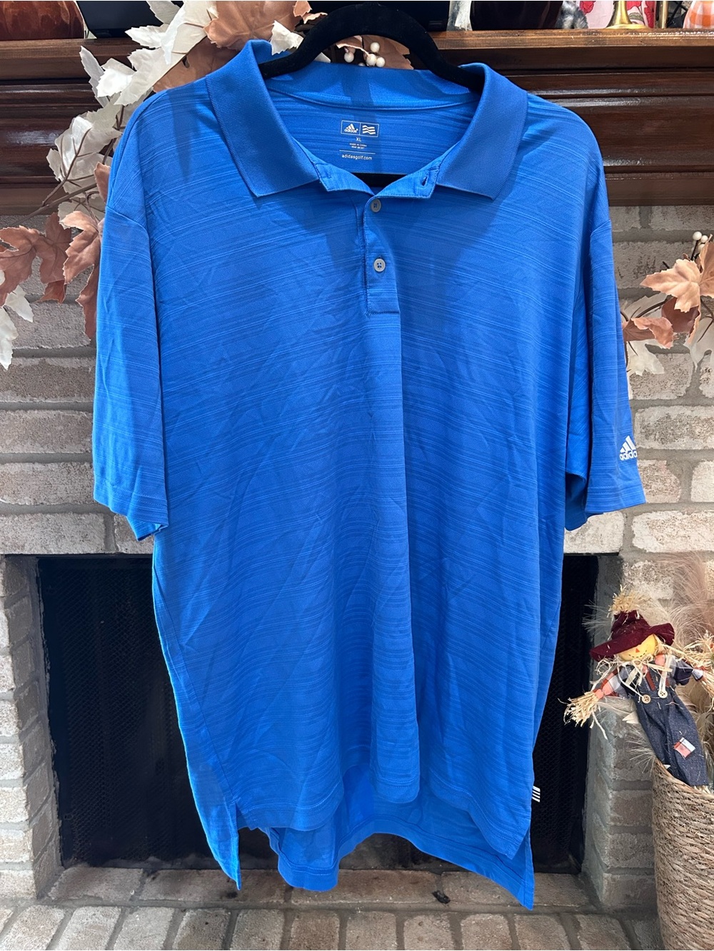 adidas Men’s Royal Blue Short-Sleeve PoloEUC
